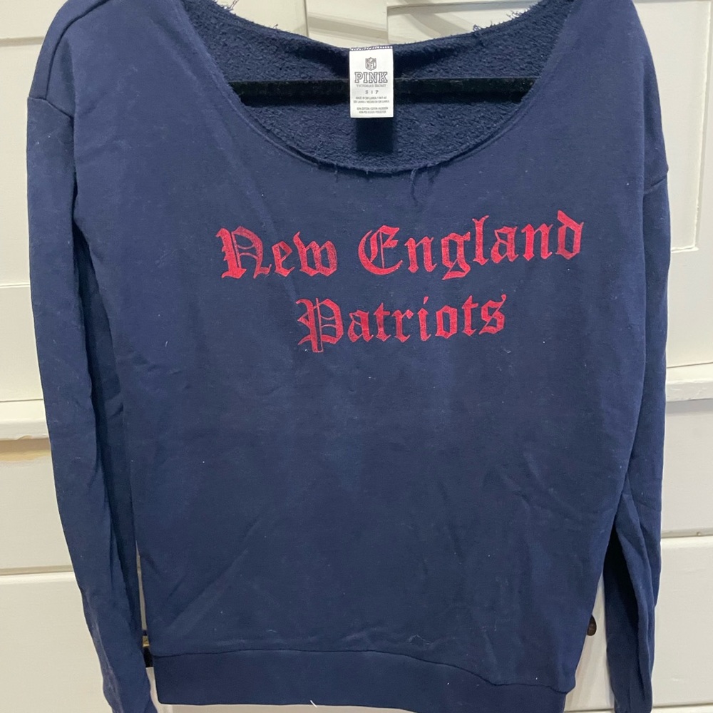 Victoria Secret Pink collection New England Patriots sweatshirt size small